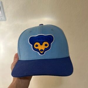 Blue and Yellow Bear Logo Cap